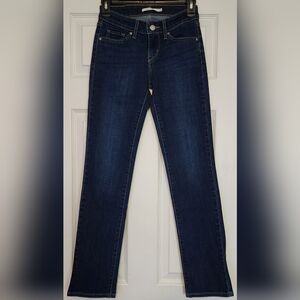 Levi's Indigo Denim Jeans 714 Straight